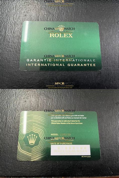 can you get a replacement rolex card|rolex service card.